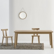 Sedia in legno di design con tavolo Fold SIPA