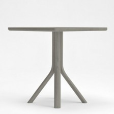 Tavolo in legno con base centrale