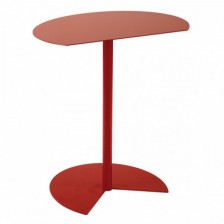 Tavolini bar design colore rosso dalia