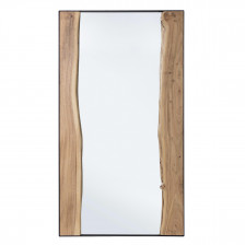 Specchio in legno naturale
