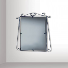 Specchio in ferro battuto per camere da letto