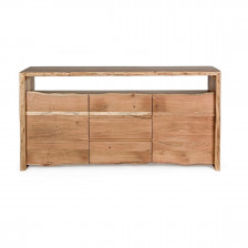 Credenza stile country industriale - visione frontale