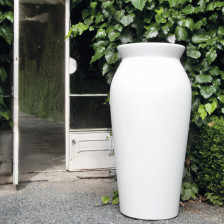Vaso grande da giardino colore bianco