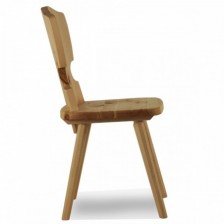 Sedia rustica in legno massello