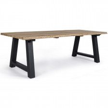 Tavolo da esterno in legno teak Rolland Bizzotto