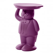 Tavolino di servizio di design plum purple Ambrogio SLIDE DESIGN