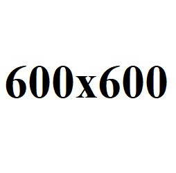 600x600 cm